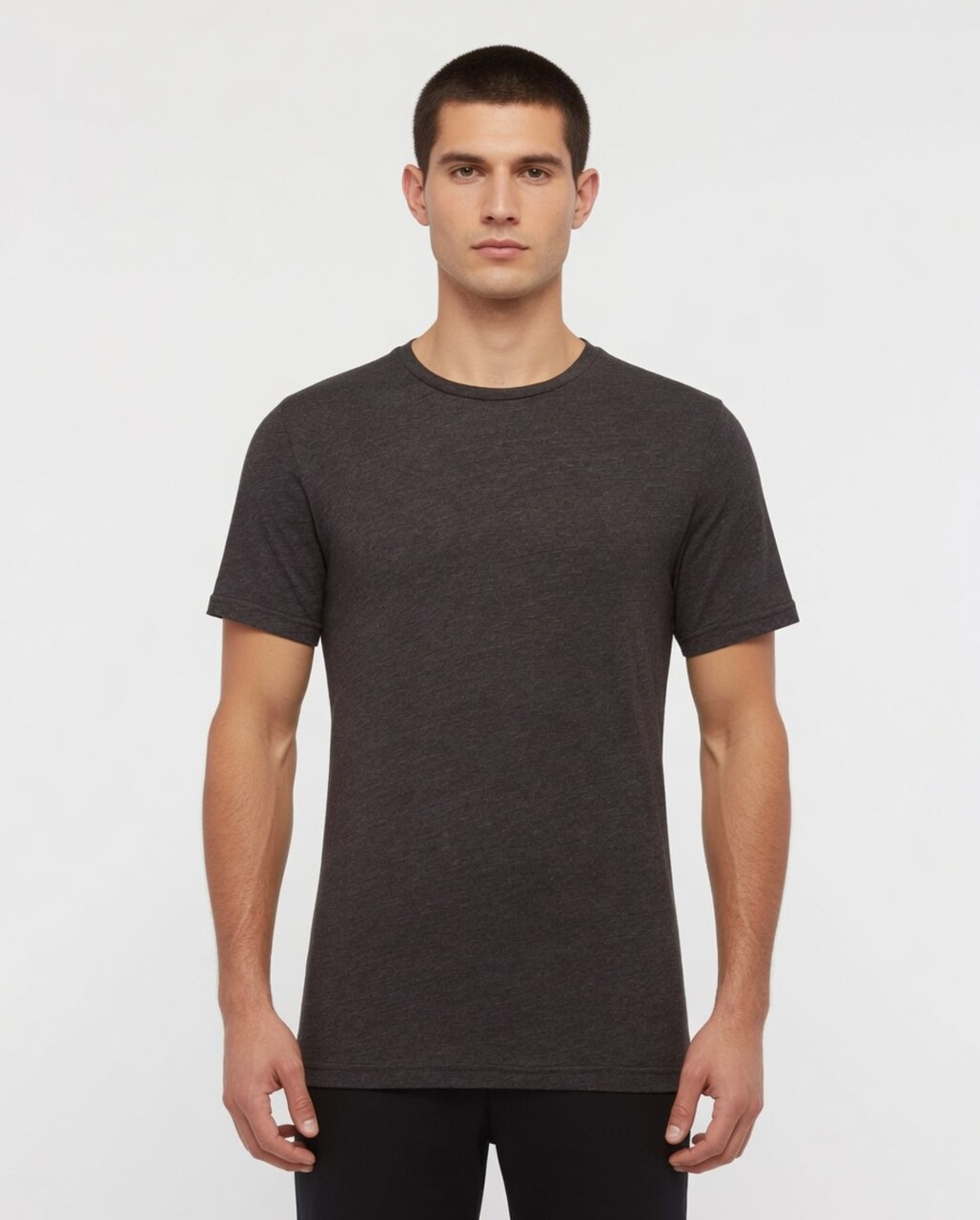 BELLA + CANVAS CVC Short Sleeve Crewneck Jersey T-Shirt for Casual Layering & Custom Printing Essential Tee